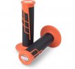 Clamp on grips 1/2 waffle orange/black ProTaper 021665