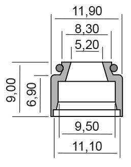 Oil seal RMS valve stem