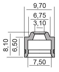 Oil seal RMS valve stem