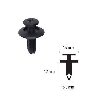 Plastic rivet RMS