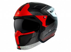 Trial helmet MT Helmets STREETFIGHTER SV S TOTEM B15 MATT RED XS