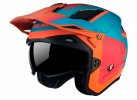 Trial helmet MT Helmets DISTRICT SV S ANALOG D24 MATT FLUOR ORANGE XS