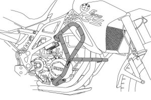 Engine guards PUIG Crni