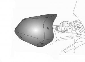 Handguards PUIG EXTENSION Crni