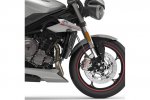 Front fender extension PUIG 3898N Crni