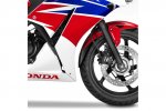 Front fender extension PUIG 3901N Crni