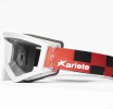 Goggles ARIETE 14970-VBRN PURAVIDA VIDA white / silver lens no pins