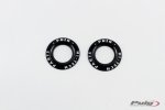 Rings for axle sliders PUIG 20271N PHB19 aluminium Crni