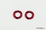 Rings for axle sliders PUIG 20271R PHB19 aluminium crven