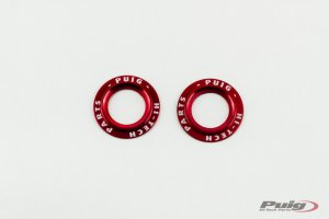 Rings for axle sliders PUIG PHB19 aluminium crven