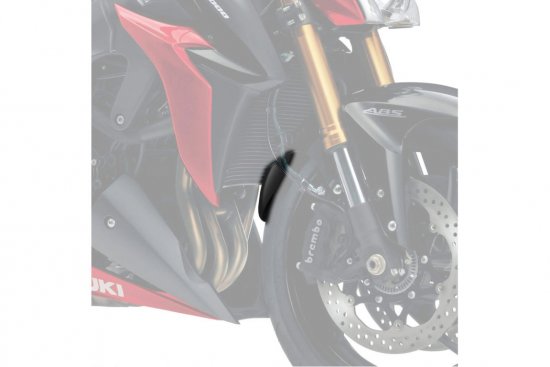 Front fender extension PUIG 21315N Crni