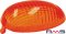 Indicator lens - left front RMS orange E-mark