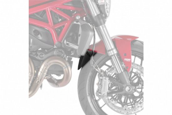 Front fender extension PUIG 3897N Crni