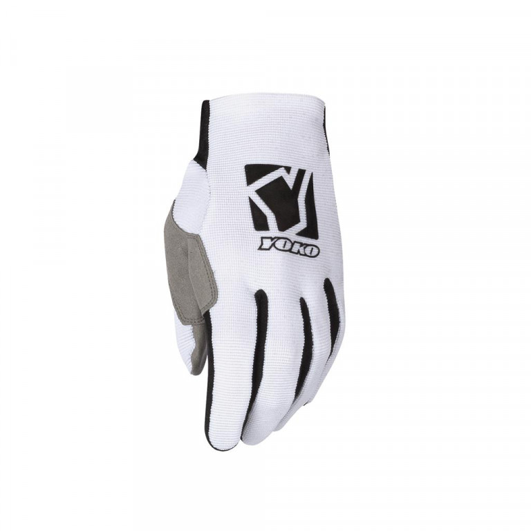 MX rukavice YOKO SCRAMBLE white / black XL (10)