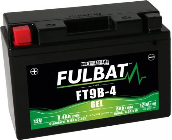 Gel battery FULBAT FT9B-4 (YT9B-4)