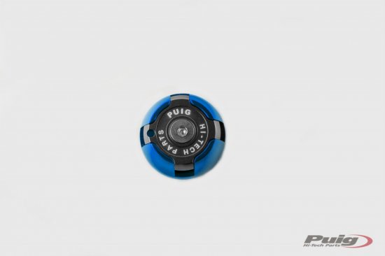 Plug oil cap PUIG 7142A plavi M24x3