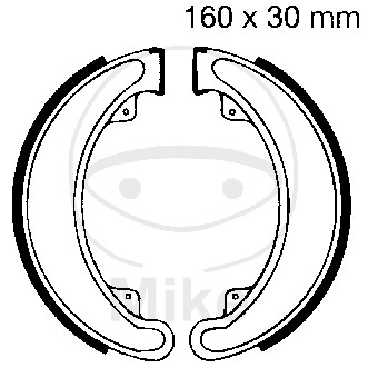 Brake shoe set EBC H315 includings springs