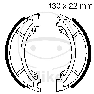 Brake shoe set EBC Y508 includings springs