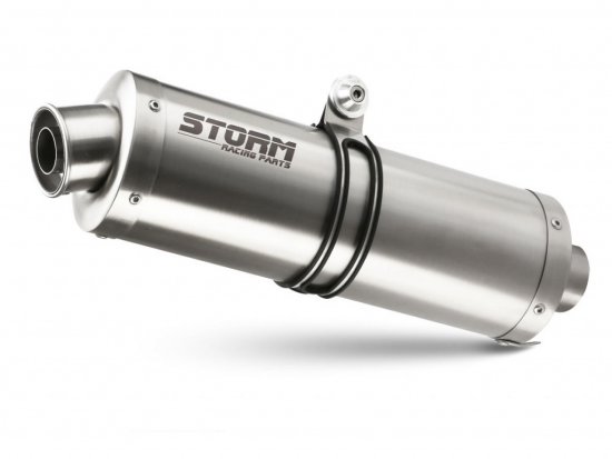 Silencer STORM E.012.LX2 OVAL Stainless Steel