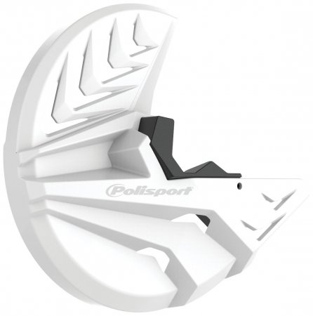 Disc & bottom fork protector POLISPORT 8157000002 PERFORMANCE white/black