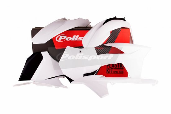 Plastic body kit POLISPORT 90508 white