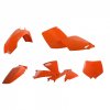 Plastic body kit POLISPORT 90651 Orange Ktm