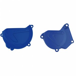 Clutch and ignition cover protector kit POLISPORT Plavi