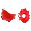 Clutch and ignition cover protector kit POLISPORT 90958 Crven