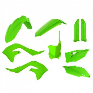 Plastic body kit POLISPORT lime green