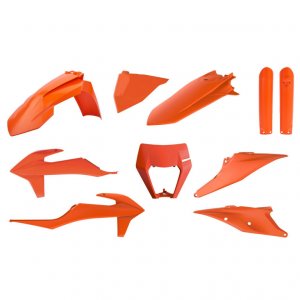 Plastic body kit POLISPORT enduro Orange