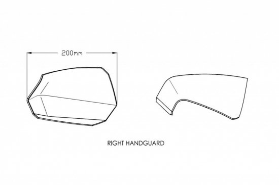 Handguards PUIG 9652W MAXISCOOTER transparent