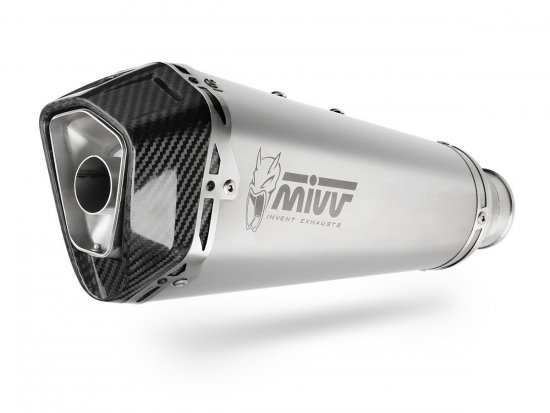 Silencer MIVV S.054.LDRX DELTA RACE Stainless Steel / Carbon Cap