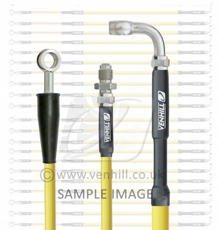 Rear brake hose Venhill H02-2-030/P-YE Yellow