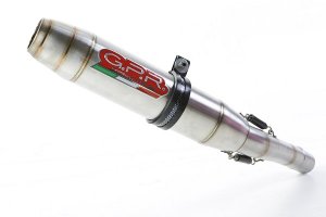 Slip-on exhaust GPR DEEPTONE Brushed Stainless steel including link pipe
