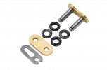 Clip type connecting link D.I.D Chain 520ATV2 FJ Gold/Black