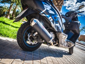 Slip-on exhaust GPR EVO4 ROAD Matte Black including removable db killer and link pipe