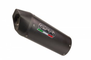Slip-on exhaust GPR FURORE EVO4 Matte Black including removable db killer and link pipe