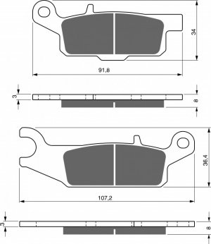 Disk pločice GOLDFREN AD  OFF-ROAD FRONT