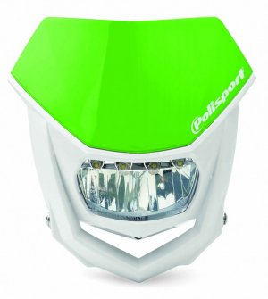 Headlight POLISPORT 8667100007 HALO LED green 05