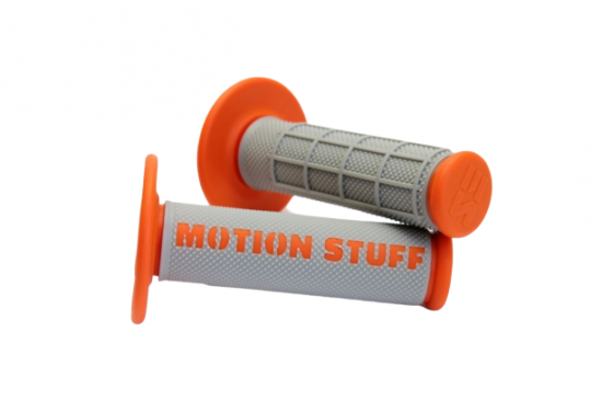 Motocross supersoft grip MOTION STUFF Grey/Orange