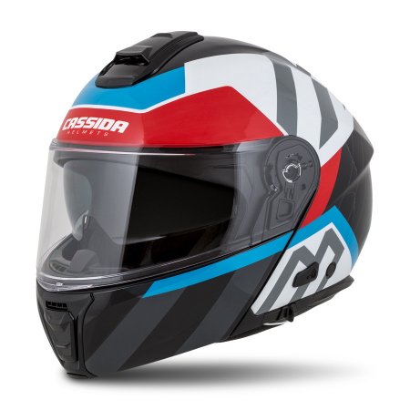 Full face helmet CASSIDA Modulo 2.0 Profile pearl white/ black/ blue/ red/ grey L