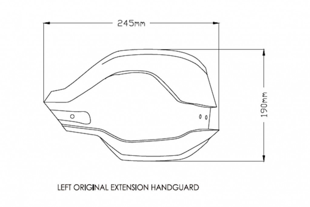 Handguards PUIG 3763H EXTENSION smoke