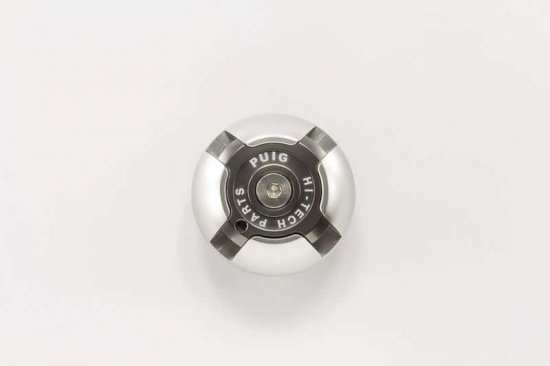 Plug oil cap PUIG 6157P silver M27x3