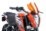 Windshield PUIG 6275T NEW. GEN SPORT orange