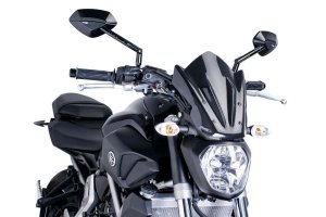 Windshield PUIG 7015C NEW. GEN SPORT carbon look