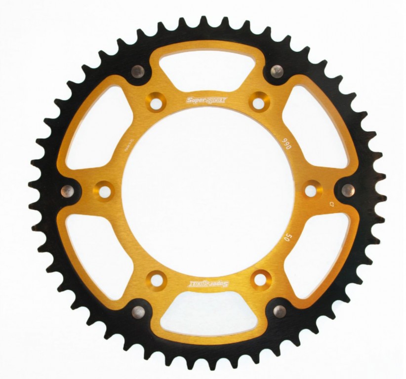 Rear sprocket SUPERSPROX RST-990:50-GLD STEALTH zlato 50T, 520