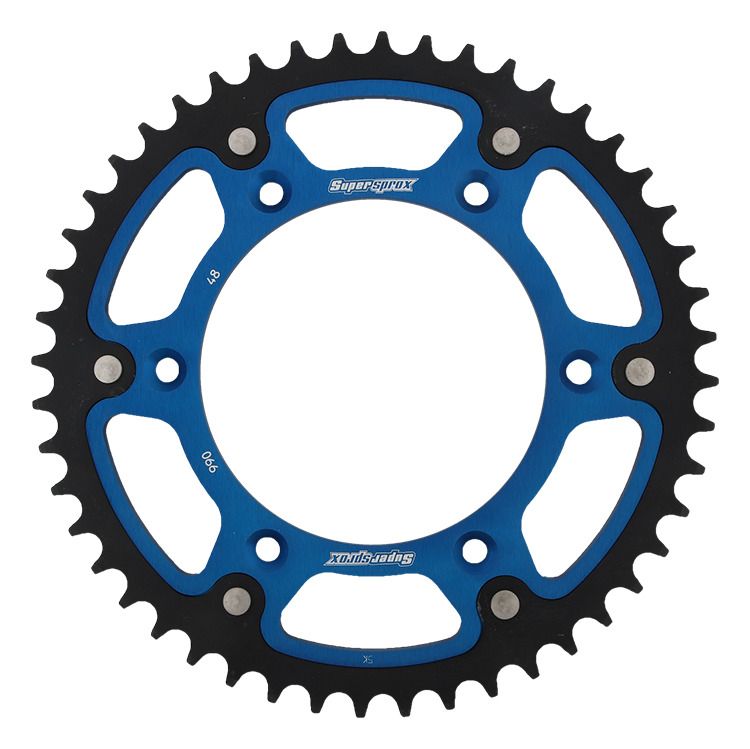 Rear sprocket SUPERSPROX RST-990:48-BLU STEALTH plavi 48T, 520