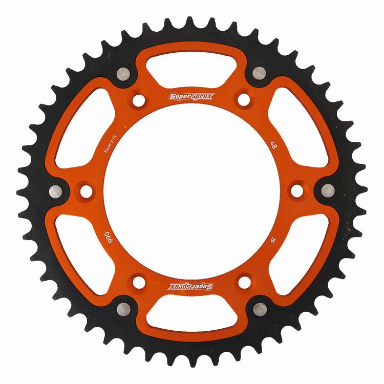 Rear sprocket SUPERSPROX RST-990:48-ORG STEALTH orange 48T, 520