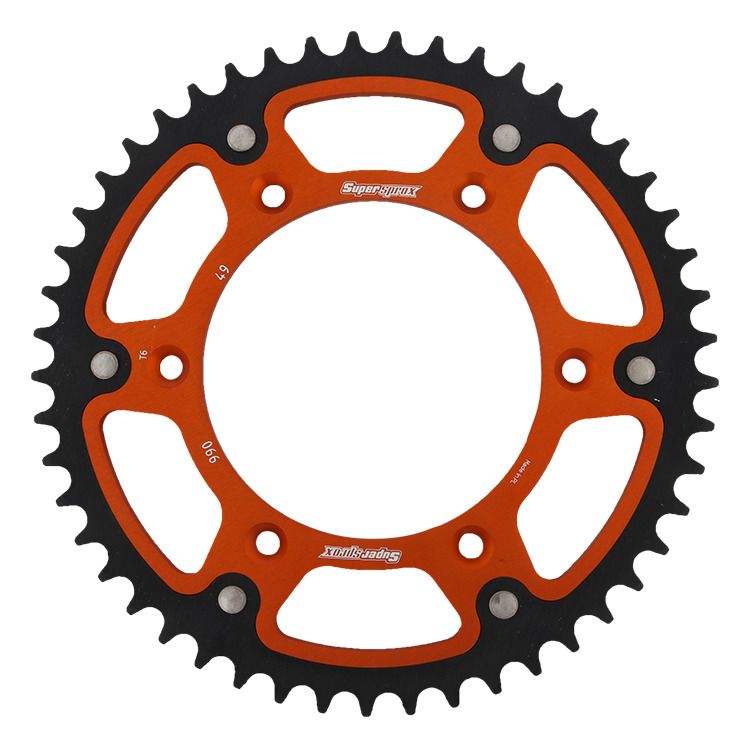 Rear sprocket SUPERSPROX RST-990:49-ORG STEALTH orange 49T, 520