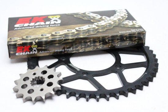 Chain kit EK PREMIUM EK + SUPERSPROX with gold ZVX3 chain -absolute TOP quality